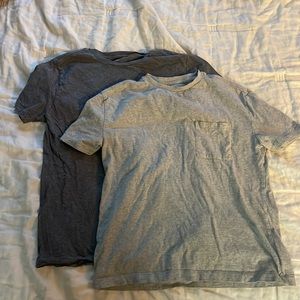Two Boys Grey T-Shirts